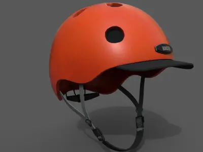 Helmet sport Color 3d Generic fantasy low poly  Low-poly 3D model