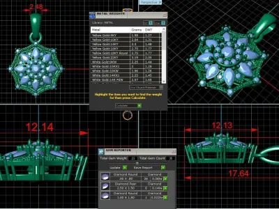 Fashion Pendant 3D print model buy