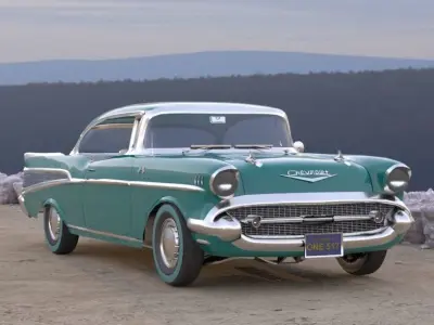 Arnold Chevrolet Classic Car - Arnold Render Low-poly 3D model