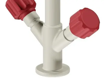 Classic PVC Mixer Tap 3D model