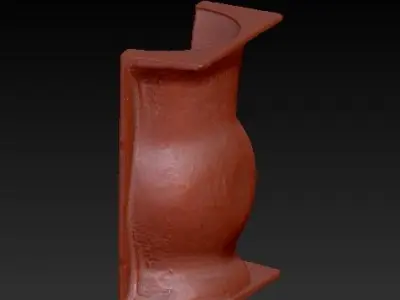 Concrete Vase Mold 3D print model H25cm 3D print model