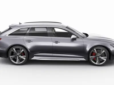 Audi RS6 avant 2020 3D model