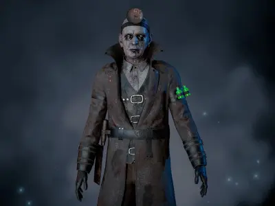 Doctor Death Game Ready  Low-poly 3D model