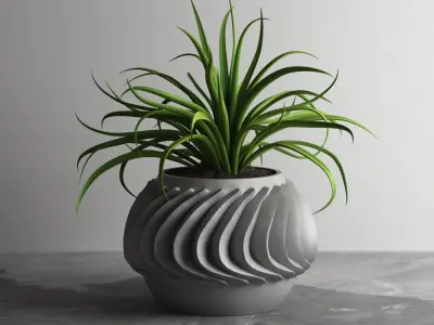 vase pot planter 3d print 838  3D print model