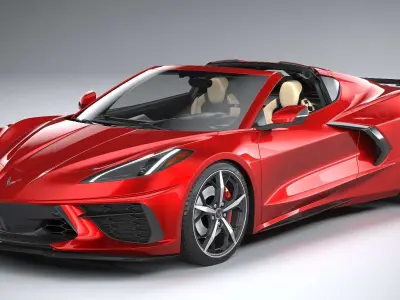 Chevrolet Corvette C8 Stingray CG 2020 3D model