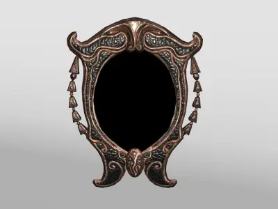 Tassel Frame Low-poly 3D model