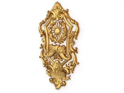 carved classic decorative ornament cnc 3d printing stl 63 3D model