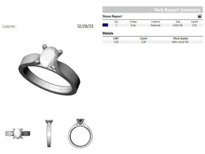 OVAL 0-75-CT Flat Profile Round Shank Width 2-70mm 3D print model