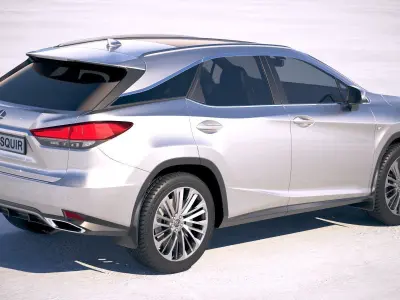 Lexus RX F sport 2020 3D model