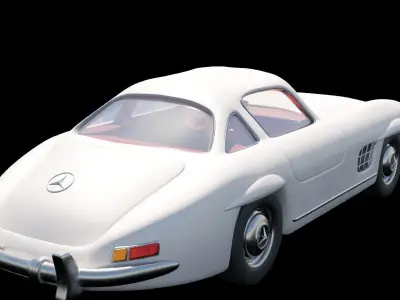 Mercedes-Benz W198 300SL 3D model