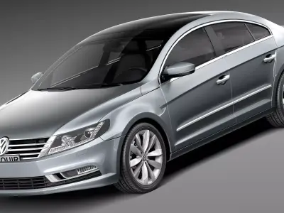 Volkswagen Passat CC 2013 3D model