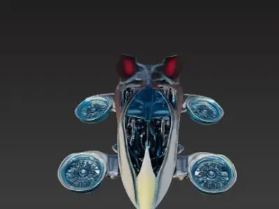 Neo Glide Hover Racer 3D model