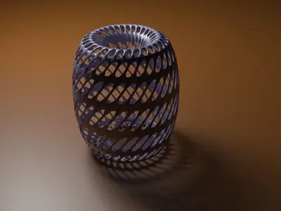 Decorative Metal Holder Free 3D model