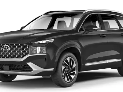 Hyundai SantaFe 2021 3D model