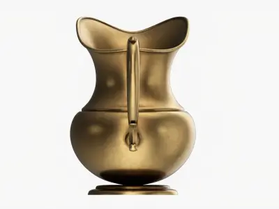 Metal jug antique 3D model