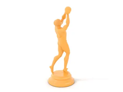 Basketball Player Trophy Model Pack Low-poly 3D model