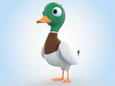 Mallard Duck 3D model