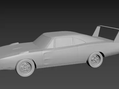 Dodge Charger Daytona 1969 3D print model