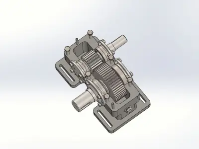Speed reducer 3D model