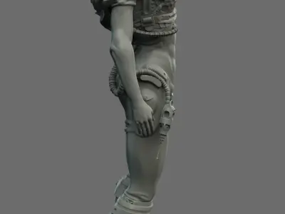 Ethion - Female Engineer 3D model