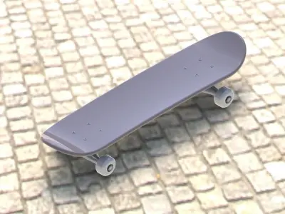 Skateboard Free 3D model shop