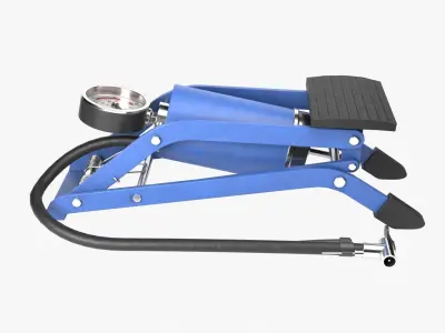 Foot Pedal Pump Low-poly 3D model