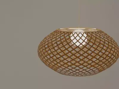 Parametric lamp 3D model