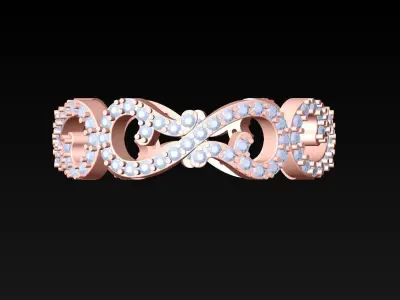 Diamond Ring - Womens Rings - N718259 3D print model