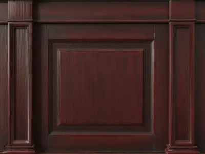  Wooden panels 01 02 3D model