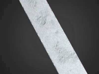 Old Concrete Bench  -sample Free low-poly 3D model