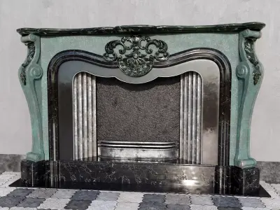 fire place 02 3D model