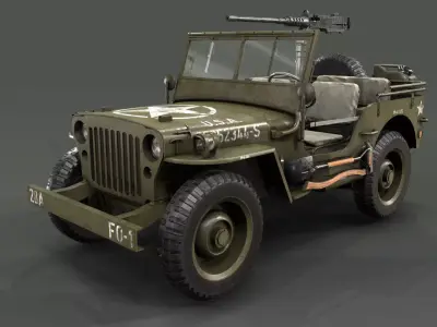 3D Printed Willys Convertible Miniature Car 3D print model