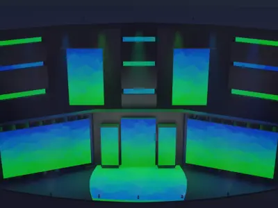 Virtual Presentation Stage 3D model