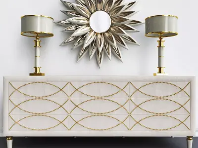 Gorgeous Design Unique Wall Mirrors 3D model