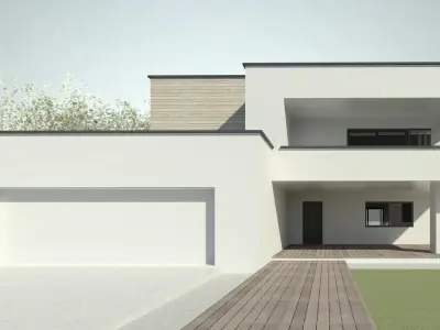 Modern House 3 - Revit 3D 3D model