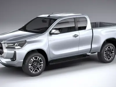Toyota Hilux Xtra Cab 2021 3D model