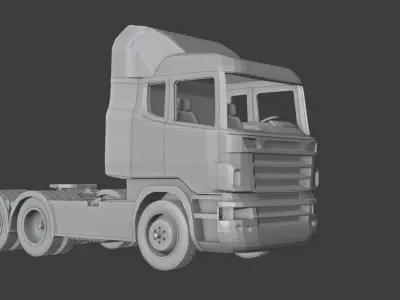 Scania truck model made for 3d printer 3D print model