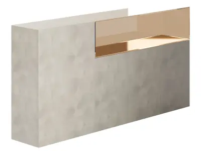 36e8 Glass Sideboard 07 3D model