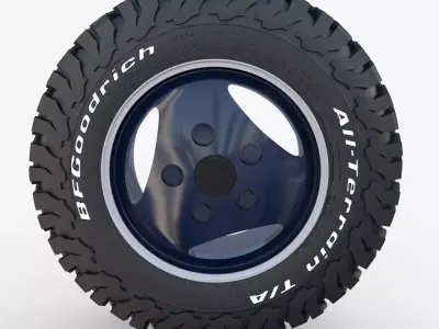 Range Rover Classic Wheel BF Goodrich AT 3D model