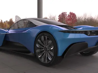 Aston Martin Vanquish Vision 2019 3D model