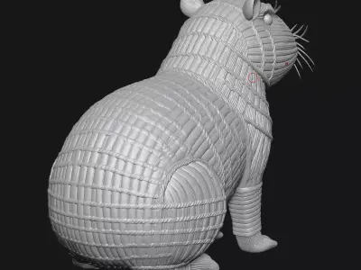 Capybara 3D print model