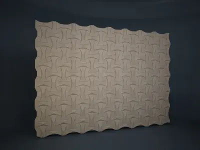 02 KAZA PATTERN WALL 3D model