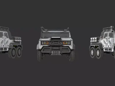 Transport vehicle 3D model