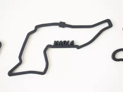 Imola F1 Racing Track 2025 3D print model