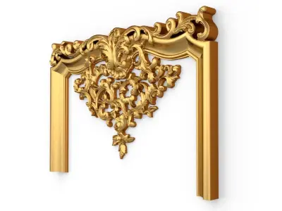 Classic decor ornament 296 3D model