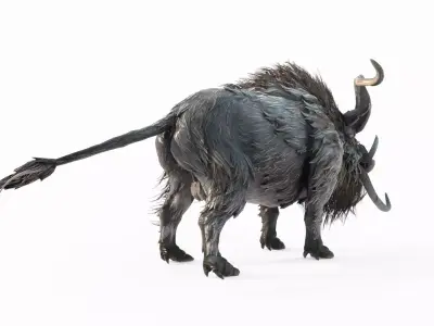 Wildlife Wild Boar King 3D model