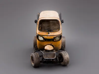 Bajaj pro mad max 3D model