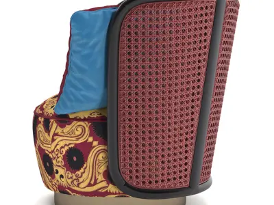 Armchair Caral 3D model