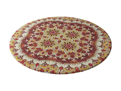 round carpet 29 3D model
