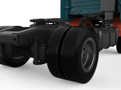German old Truck SK Series Eurocab 3D Model for Custom Projects 3D print model